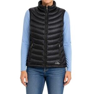 L.L.Bean Ultralight 850 Down Vest Womens Medium Packable DownTek DWR Finish